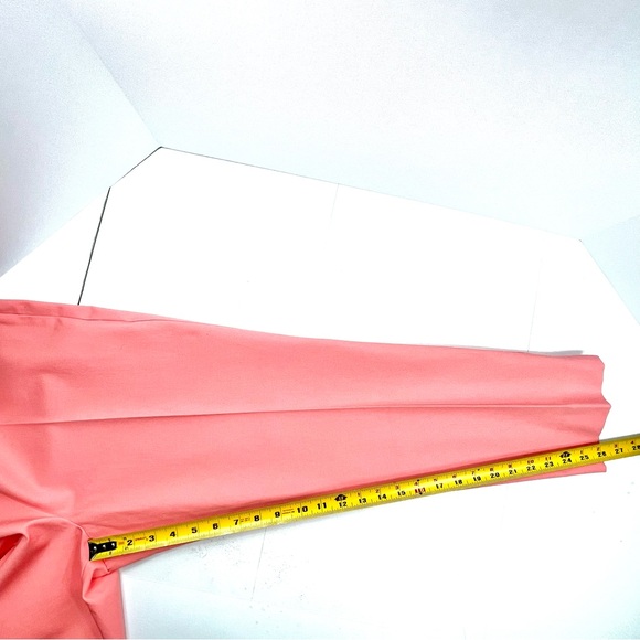 NWT Talbots Tapered Leg Chino Chatham Ankle Pants Pink/Peach Size 14 Petite - Picture 8 of 8